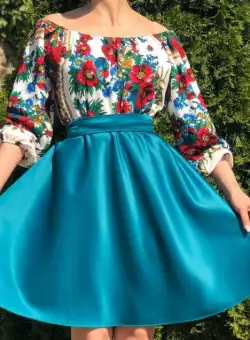 Rochie eleganta Bujori