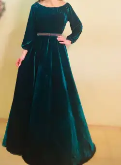 Rochie eleganta din catifea Cati 4