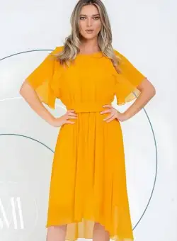 Rochie EV21325 galbena Mizar