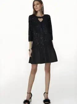 Rochie EV2MZ2440 neagra Mizar