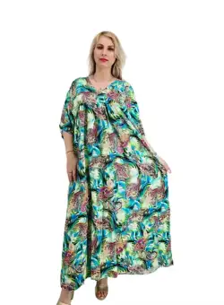 Rochie Lunga de Vara din saten Iza 2