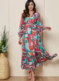 Rochie Lynette Roz Multi