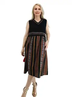 Rochie midi brodata Sanzi 3