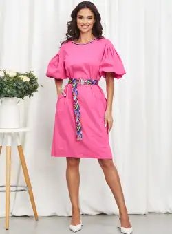 Rochie Nessa Fucsia