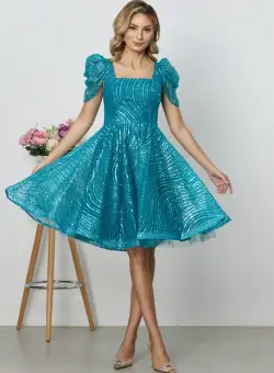 Rochie Serenissima Turcoaz