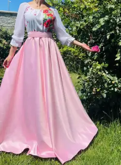 Rochie Traditionala stilizata cu maci 18
