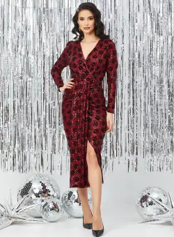 Rochie Vanisha Bordo