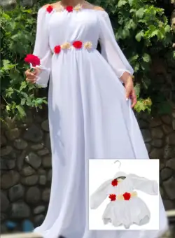 Rochita eleganta alba Andreea