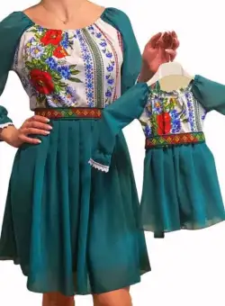 Rochita stilizata cu motive traditionale Martha