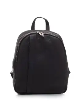 Rucsac damă din piele naturală,Leofex- 4021 Negru box