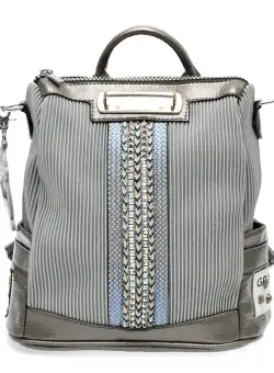 Rucsac GRYXX gri, 63807, din piele ecologica