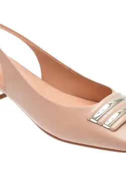 Saboti casual EPICA MADE IN BRAZIL nude, 1123720, din piele naturala