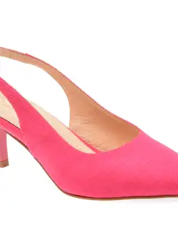 Saboti casual FLAVIA PASSINI fucsia, HRN972, din material textil