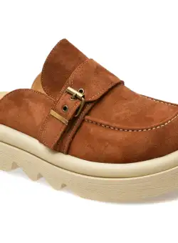 Saboti casual GRYXX maro, 23142, din piele intoarsa