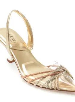 Saboti eleganti ALDO argintii, 13573904, din piele ecologica