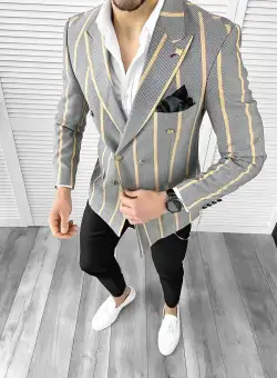 Sacou barbati slim fit 1048 48-4 e~