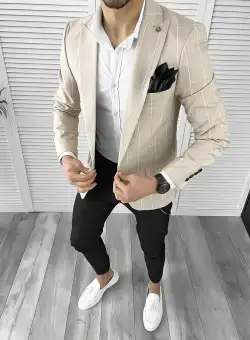 Sacou barbati slim fit 1142 E 3-1 / 46-1 ~