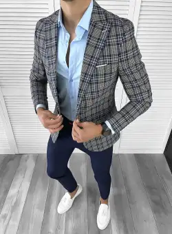 Sacou barbati slim fit 11620 E 71-1 ~