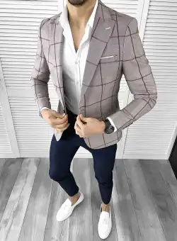 Sacou barbati slim fit 1181 E 38-3 ~