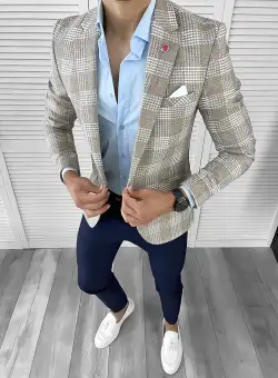 Sacou barbati slim fit 3094 P19-6.1/E 48-2 ~