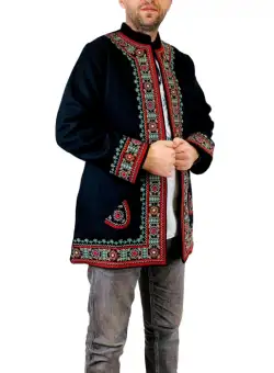 Sacou Negru Brodat - Valeriu 3