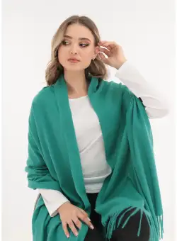 Sal pufos uni din casmir aqua