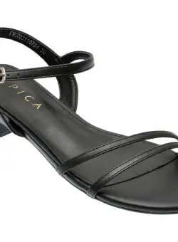 Sandale casual EPICA negre, 110784, din piele ecologica