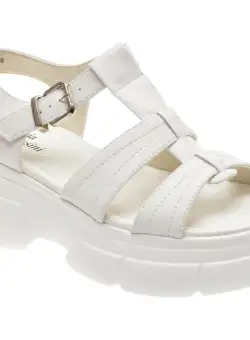 Sandale casual FLAVIA PASSINI albe, 20103T2, din piele naturala