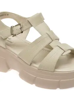 Sandale casual FLAVIA PASSINI bej, 20103T2, din piele naturala