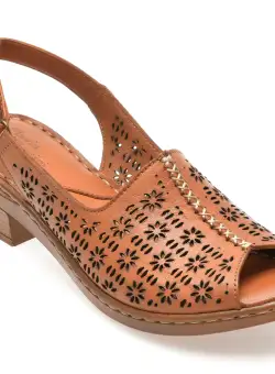 Sandale casual FLAVIA PASSINI maro, 95011, din piele naturala