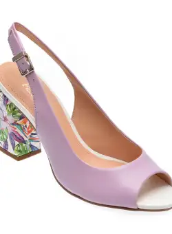 Sandale casual FLAVIA PASSINI mov, 6446496, din piele naturala