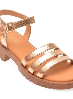 Sandale casual GRYXX bronz, UR2456, din piele naturala