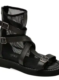 Sandale casual GRYXX negre, 800, din piele naturala