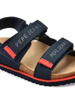 Sandale casual PEPE JEANS bleumarin, BS90058, din material textil