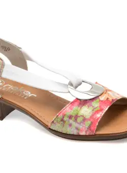 Sandale casual RIEKER multicolor, 62662, din piele ecologica