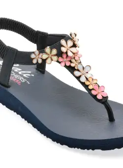 Sandale casual SKECHERS bleumarin, 32922, din piele ecologica