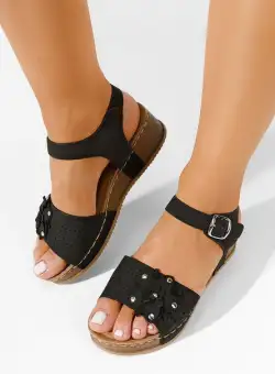 Sandale cu platforma Markia negre