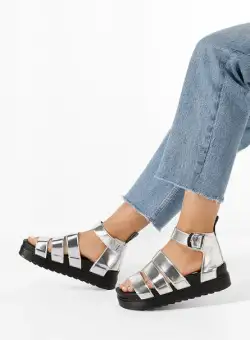 Sandale cu platformă Ranya argintii