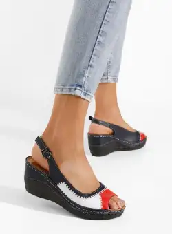 Sandale cu platforma Srada multicolore