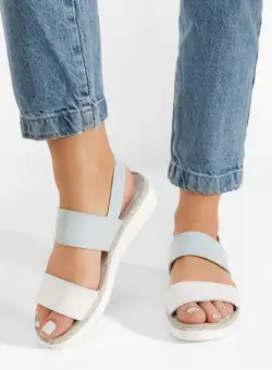 Sandale dama piele Elanor albastre