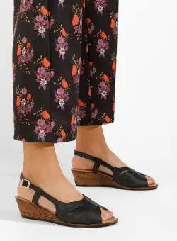 Sandale dama piele Lovara negre