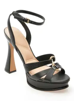 Sandale elegante ALDO negre, 13609127, din piele ecologica