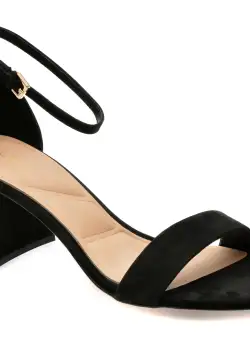 Sandale elegante ALDO negre, PRISTINE0011, din nabuc