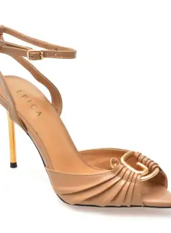 Sandale EPICA maro, 21228, din piele naturala