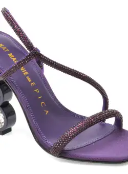 Sandale KAT MACONIE FOR EPICA mov, KABITA, din piele naturala