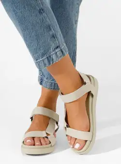 Sandale sport dama Nemia bej