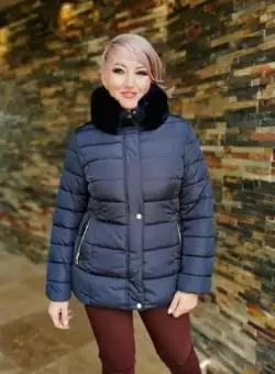 Scurta Belly bleumarine Virginia Blu