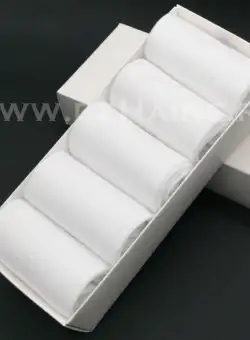 Set 5 perechi sosete pentru barbati albe/negre