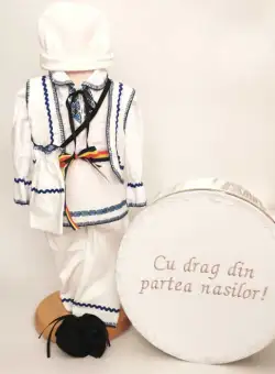 Set Costum National Victoras 14 si Cutie Botez Traditional