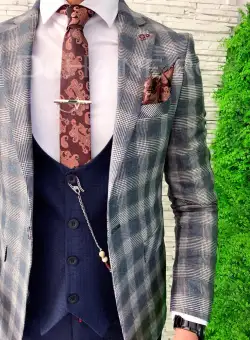 Set cravata + batista A4870